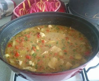 Poulet curry thai à la mangue