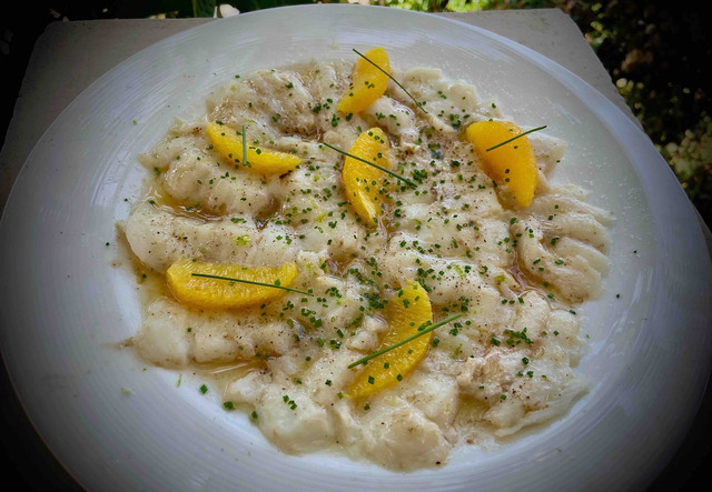 Carpaccio De Bacalao Con Naranja Receta Original De Mytaste