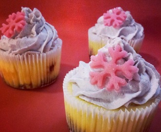 Borůvkové cheesecake cupcaky / Blueberry cheesecake cupcakes