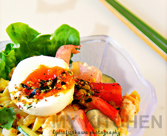 Pasta Salad with Seafood and Egg [Y3K Recipes Issue No 66]