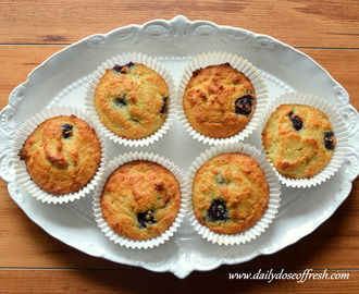 LCHF Blueberry muffins