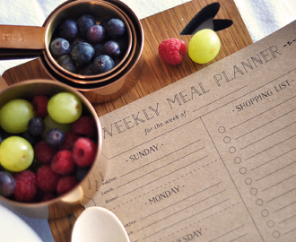 Meal planner Printable & DIY