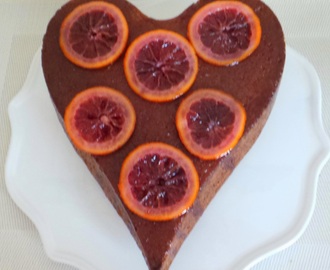 Gâteau à l'orange sanguine (Cake with blood orange)