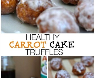 Healthy Carrot Cake Truffles