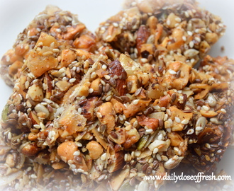 Low Carb Healthy Energy bars
