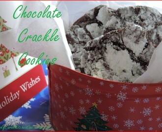 Christmas Baking Recipes – Chocolate Crackle Cookies