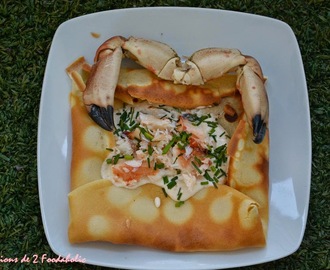 Crêpes salées au crabe et crème de crabe au beurre salé - Bataille Food 13