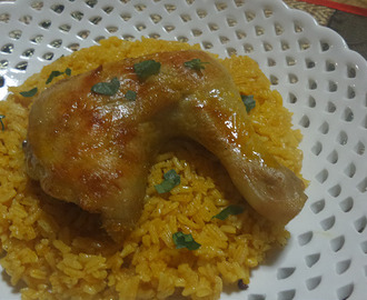 Bacolod chicken inasal paella using Samsung Smart Oven