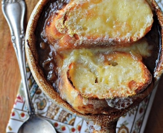 Simple French Onion Soup: Gatherings cookbook blog tour