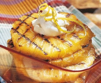 Grillierte Ananas mit Mascarpone-Creme