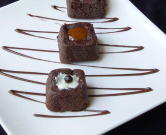 Bouchées chocolat-caramel, trio du tonnerre!