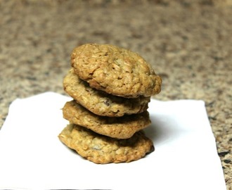 Oatmeal Coconut Cherry Chip Nut Cookies