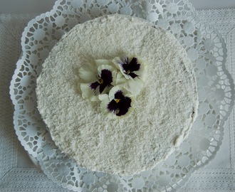 Sametový kakaový dort s kokosovým krémem