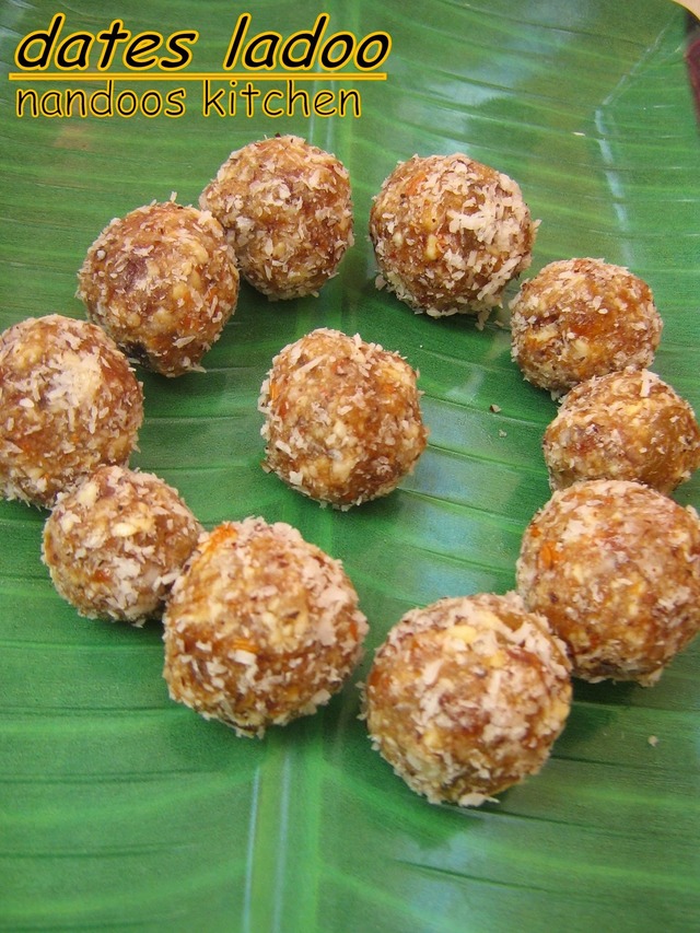 Dates ladoo / Dates and nuts ladoo