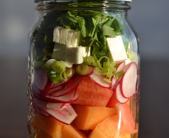 Simple comme une "salad in a jar" au secours il fait 30°C!