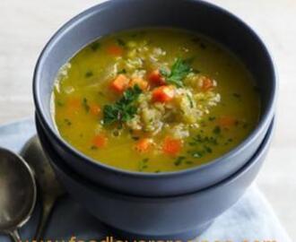 RED LENTIL AND CARROT SOUP