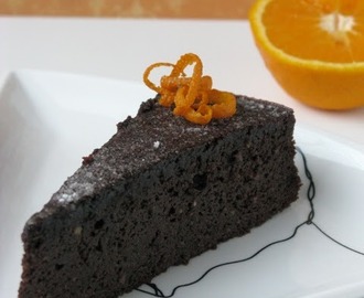 Pomerančovo - čokoládový dort