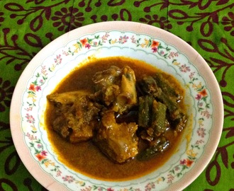 Bhindi Gosht - Okra and Mutton Curry