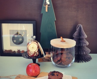 in der weihnachtsbäckerei: apfel-kakao-kekse mit haferflocken und kakaostücken oder backen mit kindern [+REZEPT]