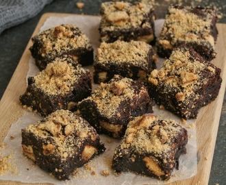 Iced Cappuccino Crunch Brownies