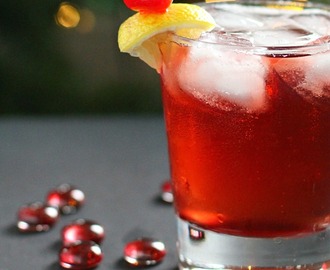 Cinnamon Cherry 7UP Cocktail with Bourbon