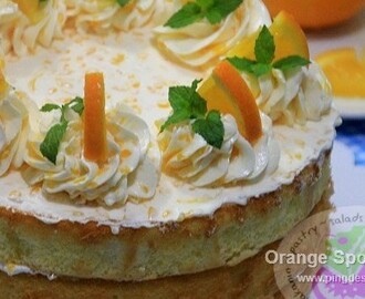 Orange Sponge Cake Recipe