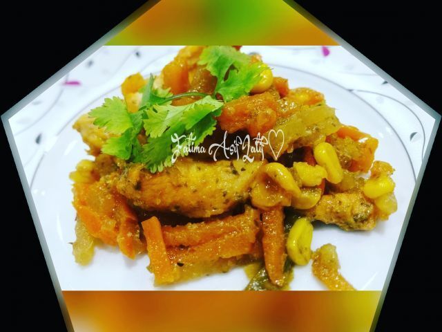 Chicken and veg stir fry