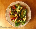 Sałatka z brukselką i smażoną wątróbką/Brussels sprouts and fried liver salad