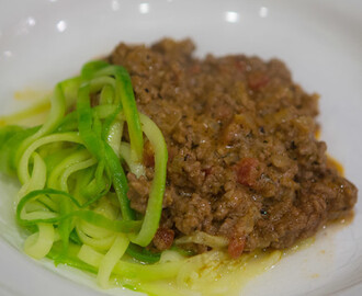 Vegetti and Meat sauce