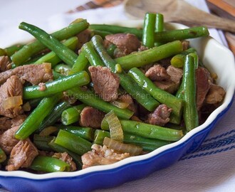 Sauteed Green Beans With Pork