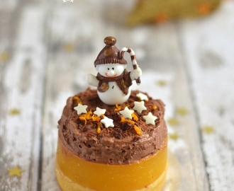 Dessert de Noël {farine de lupin, orange & chocolat} #vegan