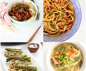 Favorite Spiralized Recipes by Vegetable
