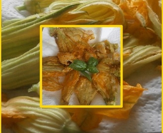 Kvety z cukinek smazene (Fiori di zucchine fritti)