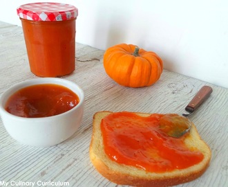 Confiture de potiron aux épices (pumpkin spices) (Pumpkin jam with pumpkin spices)