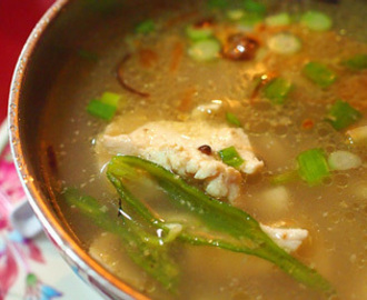 Resep Chinese Food : Sup Ayam dengan Kumis Yang Sang