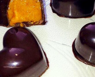 chocolats fourrés au praliné maison