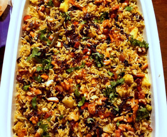 Shahi Pulao - Aromatic Basmati Rice in Vegetables and Paneer