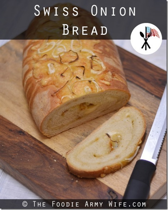 Swiss Onion Bread | #SundaySupper