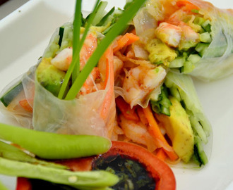 Shrimp and Vegetable Spring Rolls Recipe