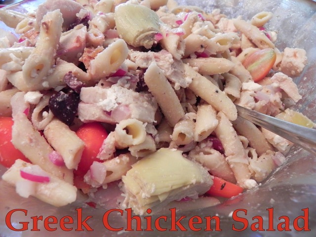 Fake It  >>  Greek Chicken Salad with Roasted Chicken