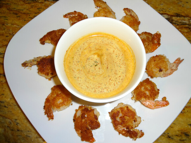 Paleo Coconut Shrimp with Spicy Dipping Sauce