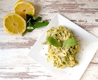 Tagliatelle mit Salbei und Zitrone – Leichtes Sommergericht, ganz fix gemacht