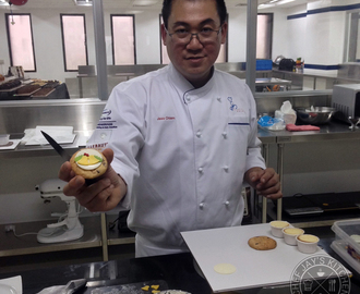 Pastry Master Chef Jess Chiam Ko Seen Creates Beautiful Christmas Pastries Using Selbourne Chocolates