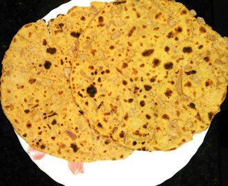 Besan ki roti/ Bengal-gram flour Flatbread