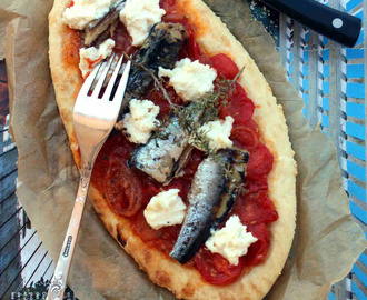 Pizzettes aux sardines et ricotta