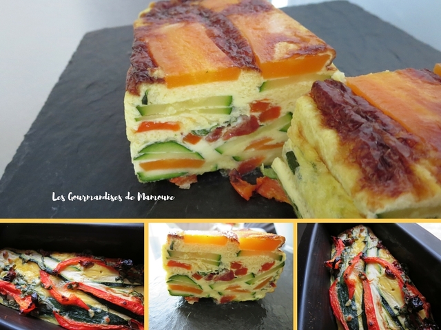 Omelette de légumes façon flan