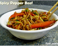 Spicy Pepper Beef Stir Fry