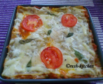 Vegetarian Lasagne (Inspired from Jamie Oliver's recipe)