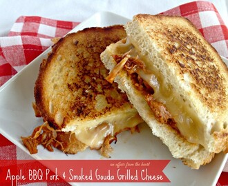 Apple BBQ Pork & Smoked Gouda Grilled Cheese