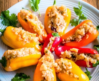Stuffed Mexican Mini Peppers with Quinoa